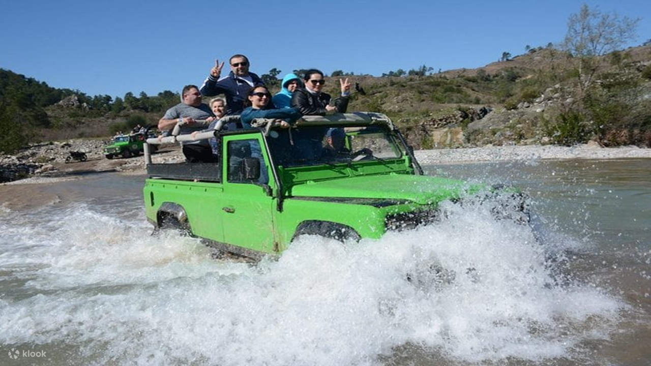 Alanya : ( 3 in 1 ) Combo Rafting : Quad | Jeep | Zipline